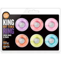 King Of The Ring Cock Rings X6