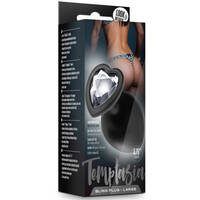 3.5" Bling Small Heart Jewel Butt Plug