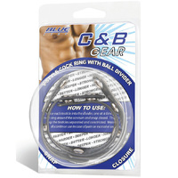 V Style Cock Ring With Ball Divider V Style Cock Ring With Ball Divider