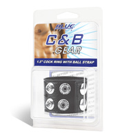 38Mm Cock Ring With Ball Strap 38Mm Cock Ring With Ball Strap
