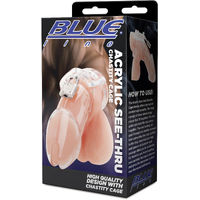 Acrylic See Thru Chastity Cage