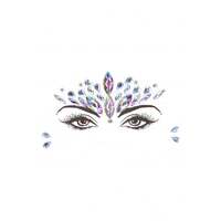 Dazzling Crowned Face Bling Sticker