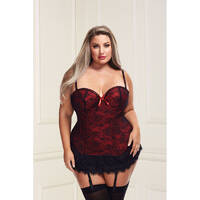 Baci Bustier And Gstring 1X/2X