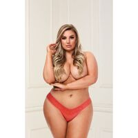 Low Rise Lace Thong 3X/4X
