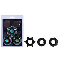 Maia Manzo  Silicone Cock Rings Set Of 3 Maia Manzo  Silicone Cock Rings Set Of 3
