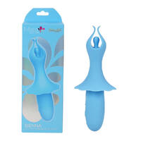 Maia SIENNA - Blue Blue 15.2 cm USB Rechargeable Fluttering Bullet