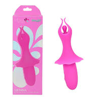 Maia SIENNA - Pink Pink 15.2 cm USB Rechargeable Fluttering Bullet