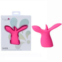 Maia OASIS - Pink Pink USB Rechargeable Dual Motor Licking & Thumping Stimulator