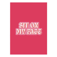 Sit On My Face Card 5Pkt Sit On My Face Card 5Pkt