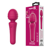 Party Up DUUNA - Pink Pink 16.9 cm USB Rechargeable Massage Wand