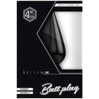 Bottom Line 4" Butt Plug Model 2 Rubber