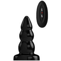 Bottomline 5" Buttplug Rubber  Vibrating Model 6