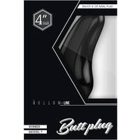Bottom Line 4" Butt Plug Model 7 Rubber