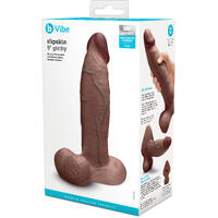 9" Slipskin Thick Silicone Cock