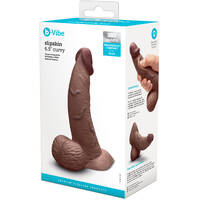 6.5" Slipskin Curved Silicone Cock 6.5" Slipskin Curved Silicone Cock