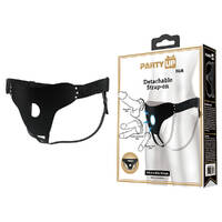 Party Up NICK Strap-On Harness Black Adjustable Strap-On Harness (No Probe Included)