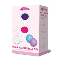 Bodywand Squeeze Mix & Match Kegel Set Coloured Weighted Kegel Balls Set Bodywand Squeeze Mix & Match Kegel Set Coloured Weighted Kegel Balls Set