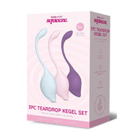 Bodywand Squeeze 3Pc Teardrop Kegel Set Weighted Kegel Set 3 Piece Kit Bodywand Squeeze 3Pc Teardrop Kegel Set Weighted Kegel Set 3 Piece Kit