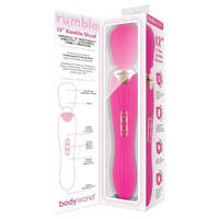 Bodywand RUMBLE WAND 12 Inch - Hot Pink Hot Pink 30 cm USB Rechargeable Massage Wand