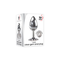 Gem Anal Plug Small Metallic 7.1cm Small Butt Plug With  Gem Base