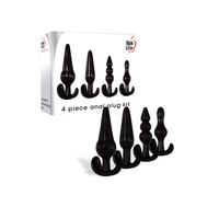 4 Piece Anal Plug Kit  Butt Plugs Set Of 4 Sizes 4 Piece Anal Plug Kit  Butt Plugs Set Of 4 Sizes