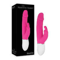 Eve's Realistic Rabbit  21.6cm Usb Rechargeable Rabbit Vibrator