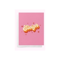 Sleigh Card 5Pk Sleigh Card 5Pk