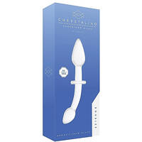 7" Glass Double Butt Plug