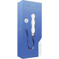 7" Whipster Glass Dildo Flogger