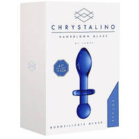 4.5" Rocker Glass Butt Plug