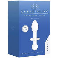 4.5" Rocker Glass Butt Plug