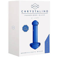 4.5" Massage Glass Butt Plug