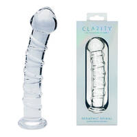 Clarity - Seraphic Spiral Clear 16 cm Glass Dildo
