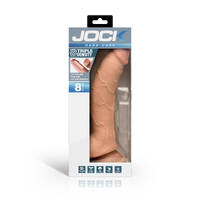 8" Triple Density Dildo with Balls
