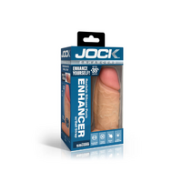 JOCK Enhancers 1" Silicone Penis Extension Sleeve - Light