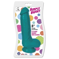 Simply Sweet 8" Totally Teal Pecker