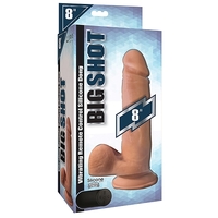 8" Vibrating Silicone Cock + Balls 8" Vibrating Silicone Cock + Balls