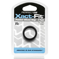 25Mm Xact Fit Cock Rings X2