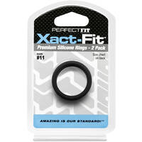 28Mm Xact Fit Cock Rings X2