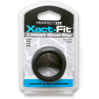 Xact Fit Silicone S M Cock Rings X3