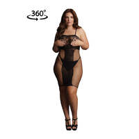 Knee Length Lace/Fishnet Dress Osx