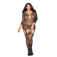 Fishnet Garter Dress Q