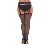 Fishnet Garter Hose Q