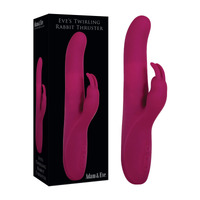Eve's Twirling Rabbit Thruster  24.1cm Usb Rechargeable Thrusting Rabbit Vibrator