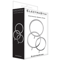 Estim Metal Scrotal Rings X3