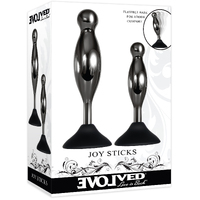 Joy Sticks Metal Butt Plugs X2