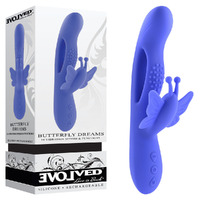Evolved Butterfly Dreams  23.8cm Usb Rechargeable Butterfly Vibrator