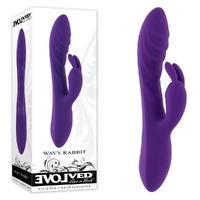 Evolved Wavy Rabbit  20.6cm Usb Rechargeable Rabbit Vibrator