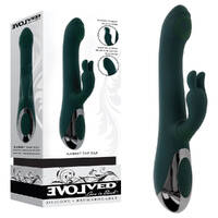 Evolved Rabbit Tap Tap  25cm Usb Rechargeable Rabbit Vibrator With Tapping Tip Evolved Rabbit Tap Tap  25cm Usb Rechargeable Rabbit Vibrator With Tapping Tip