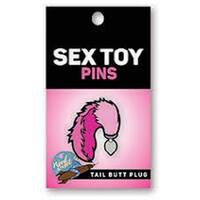 Tail Butt Plug Enamel Pin